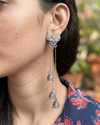 Aasha Silver Kashmiri Earrings