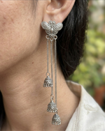 Aasha Silver Kashmiri Earrings