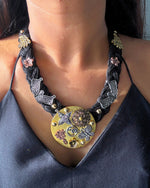 Adamya Black Jute Necklace