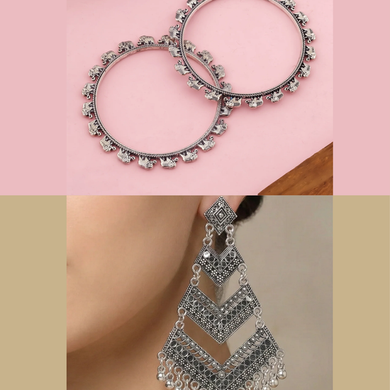 Amna Combo of bangle and earrings