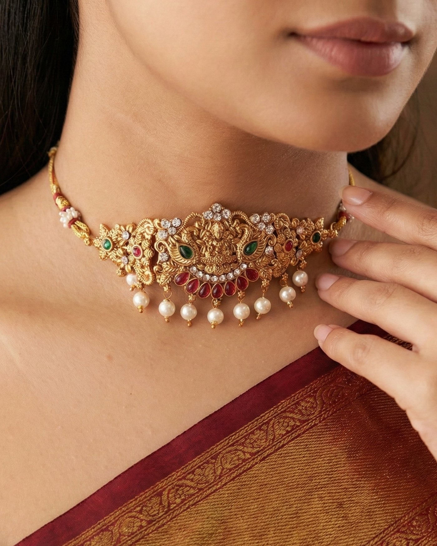 Avanti Temple Choker Set