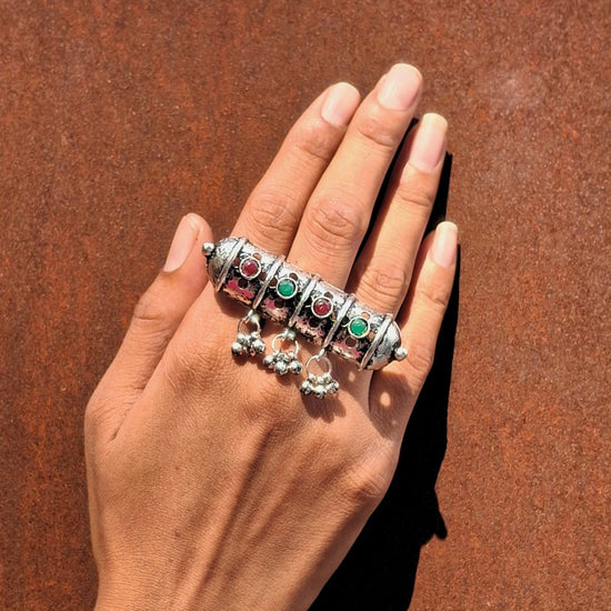 Basuri Oxidised Ring