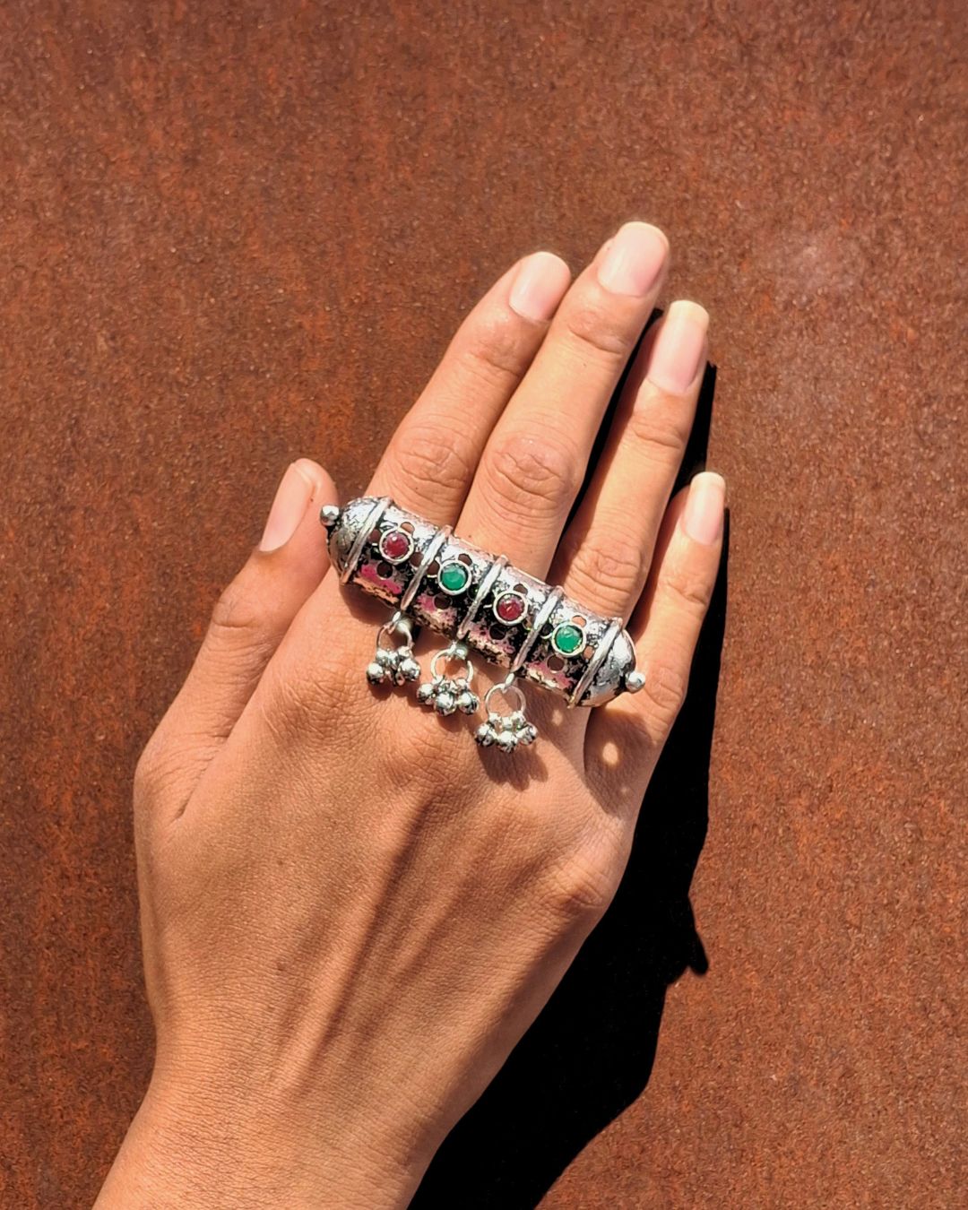Basuri Oxidised Ring