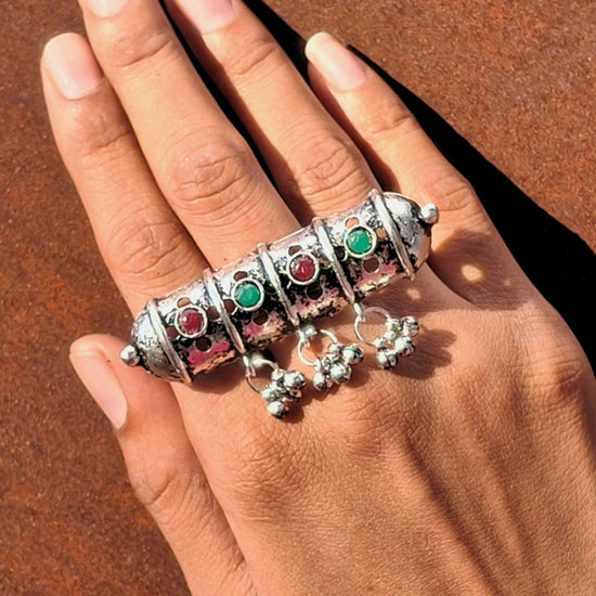 Basuri Oxidised Ring