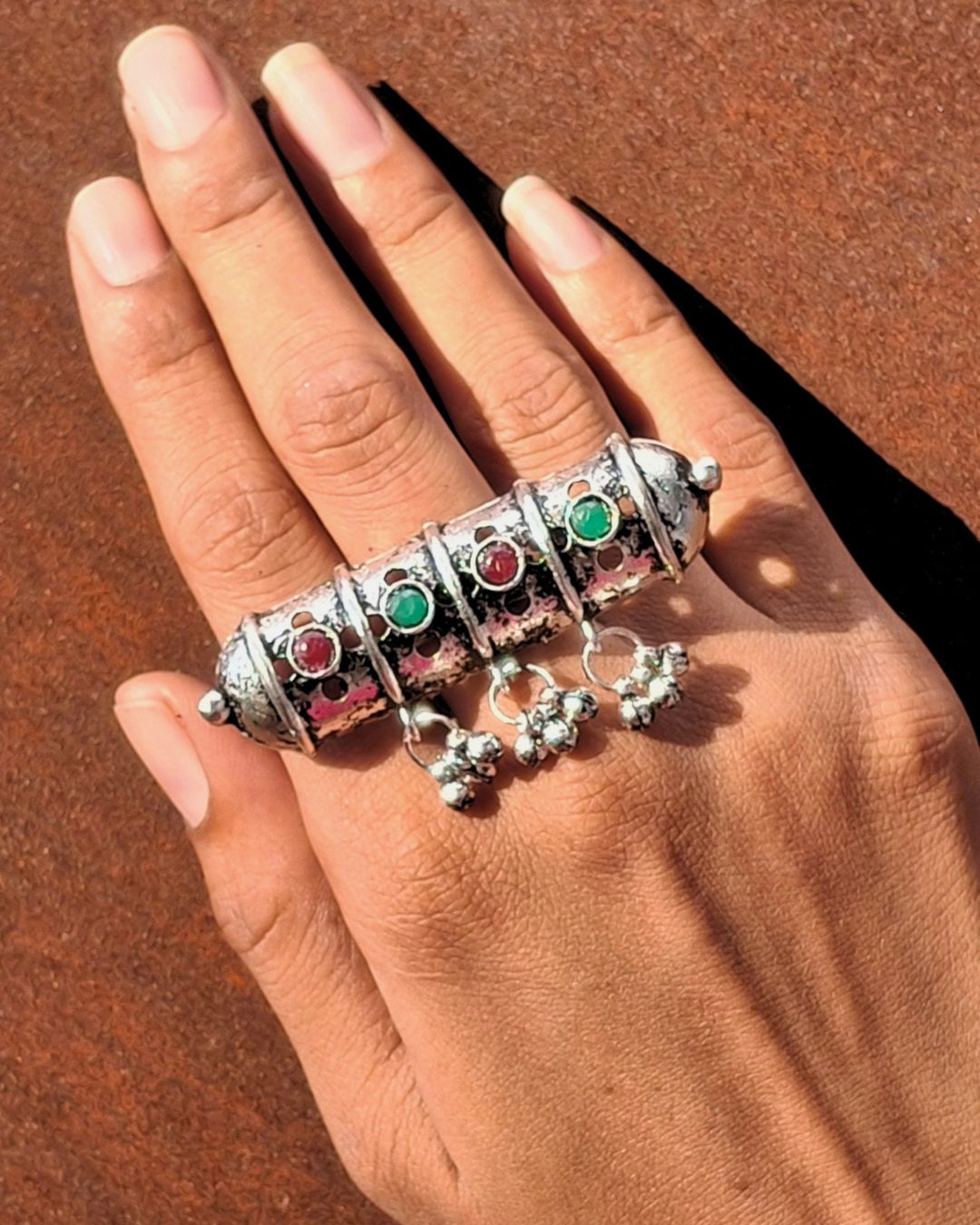 Basuri Oxidised Ring