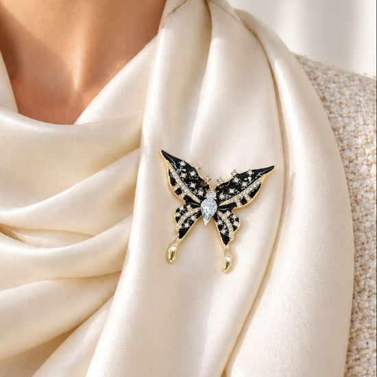 Black Butterfly Brooch