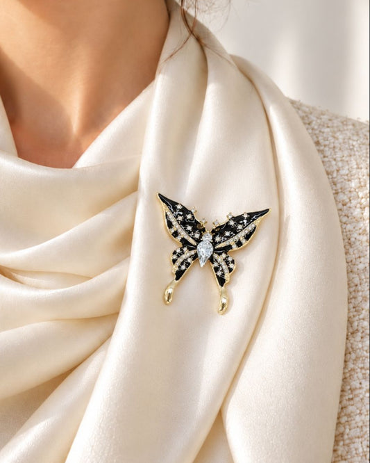 Black Butterfly Brooch