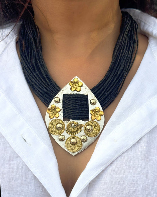 Black Jute Necklace
