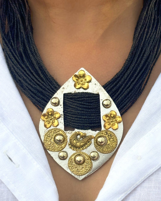 Black Jute Necklace