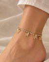 Butterflies Golden Anklet