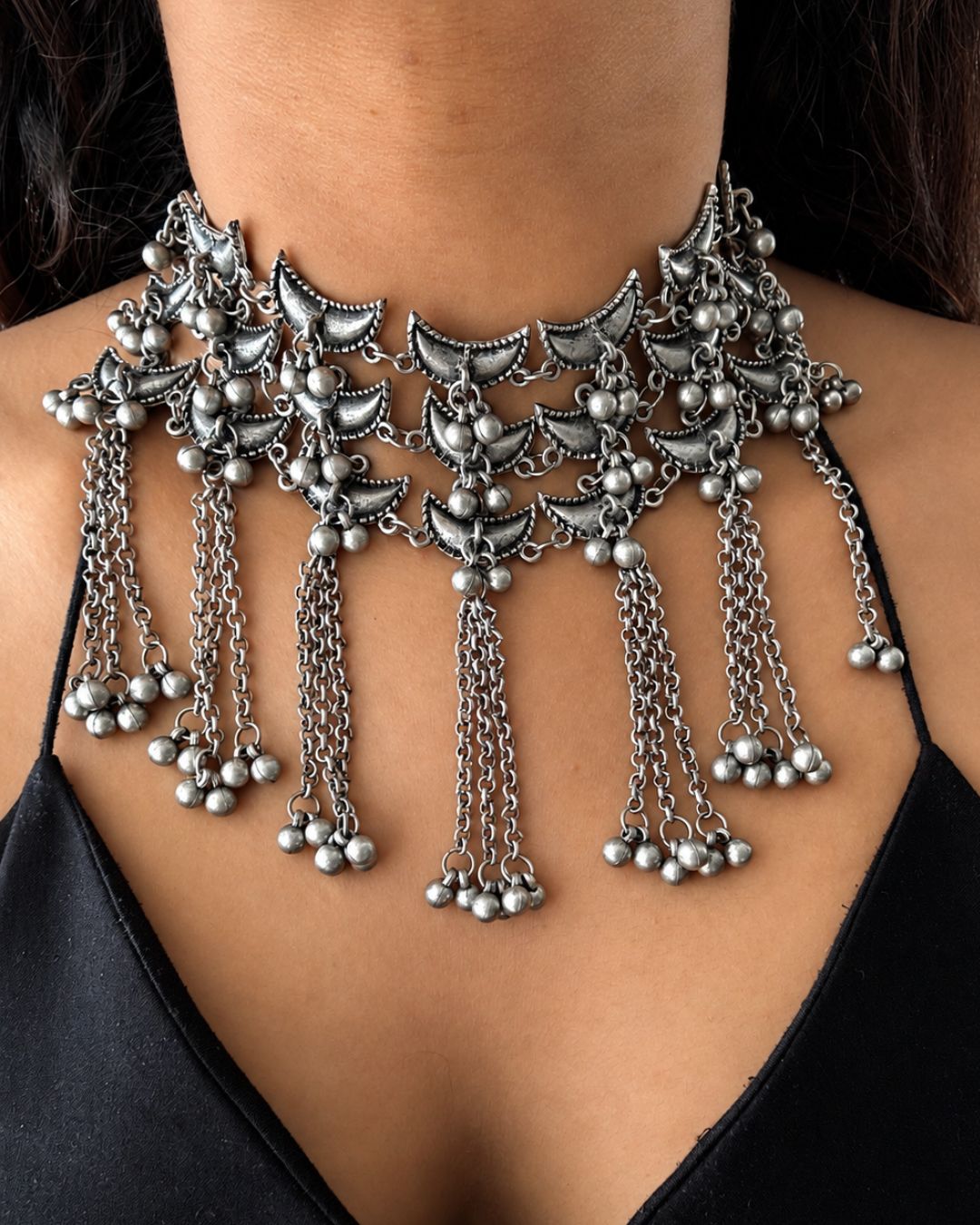 Chand Oxidised Choker Set