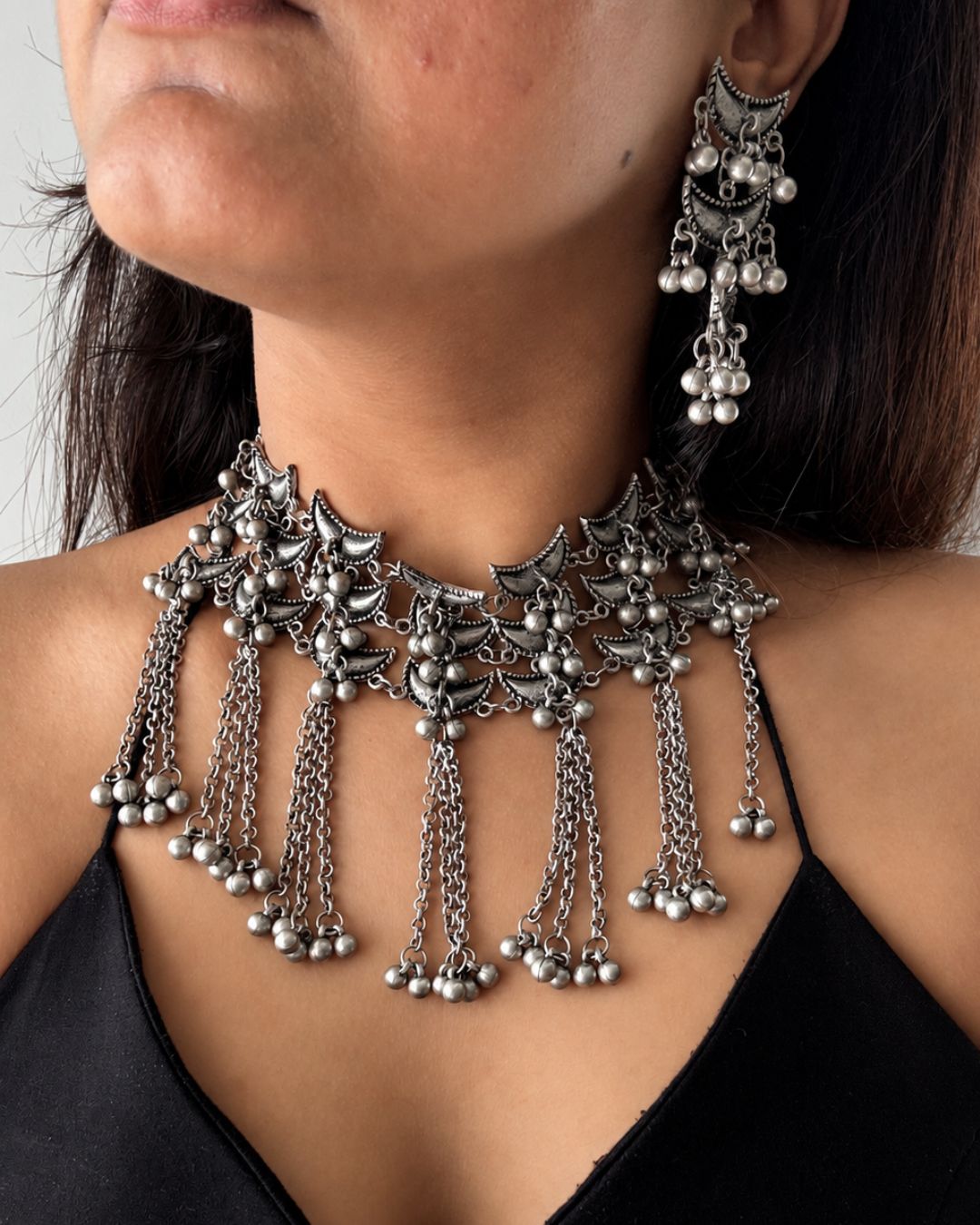 Chand Oxidised Choker Set