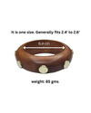 Tribal Wooden Bangle Stack - Stack of 3