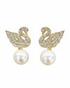 Dancing Swan Studs