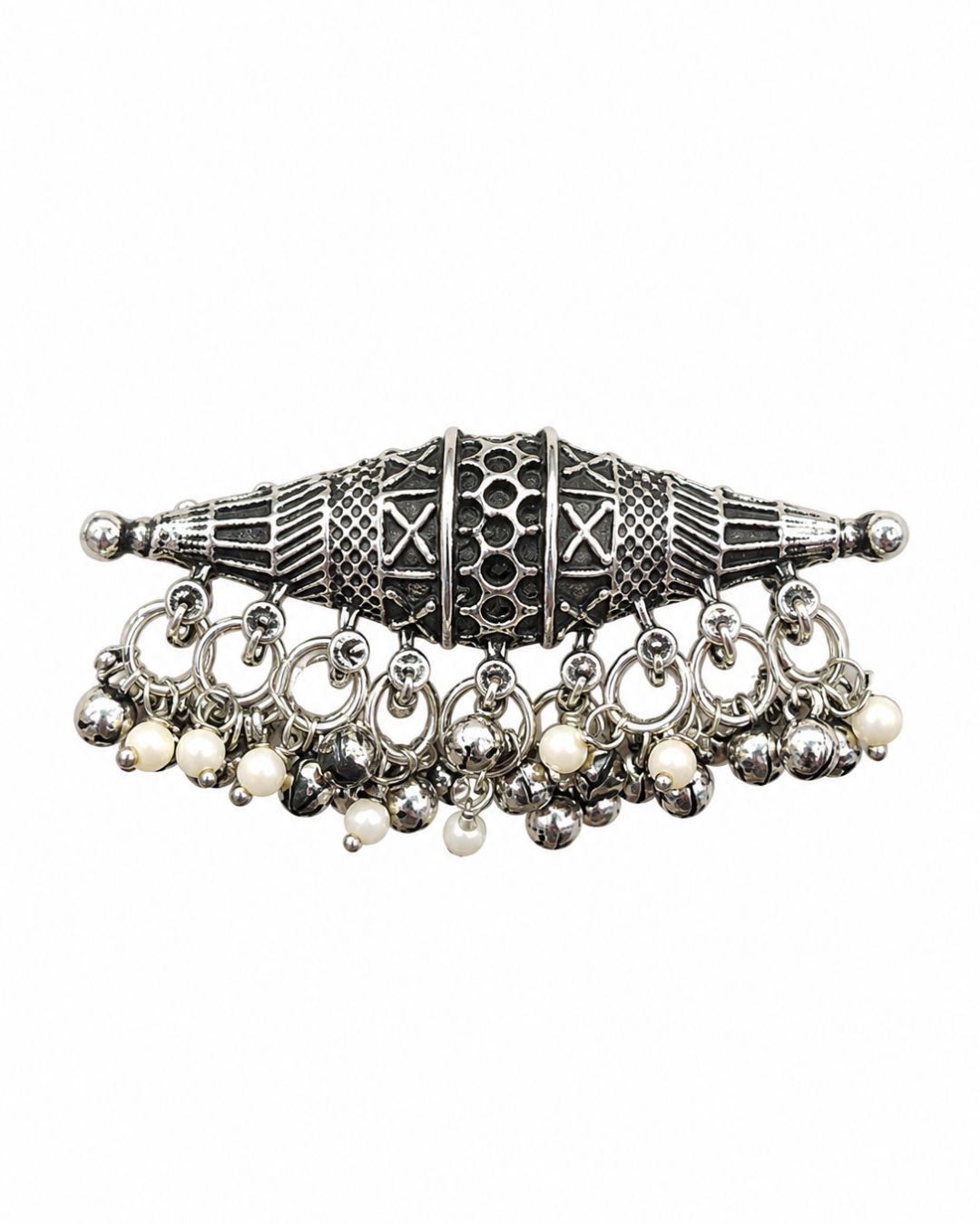 Dhol Oxidised Ring