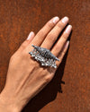 Dhol Oxidised Ring