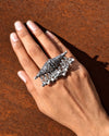Dhol Oxidised Ring