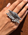 Dhol Oxidised Ring