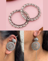 Faiza Combo of bangle and earcuff