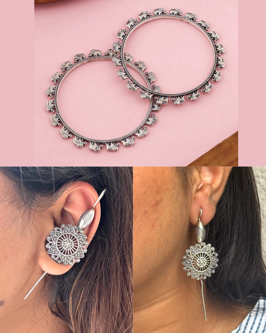 Farah Combo of Bangle and Earcuff