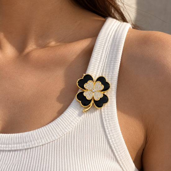 Four Leaf Brooch