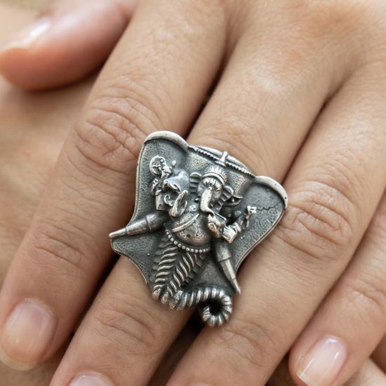 Ganesh Statement Ring