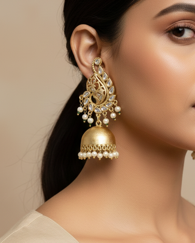 Geeta Golden Jhumka