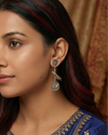Mithu Long Dual Tone Earrings