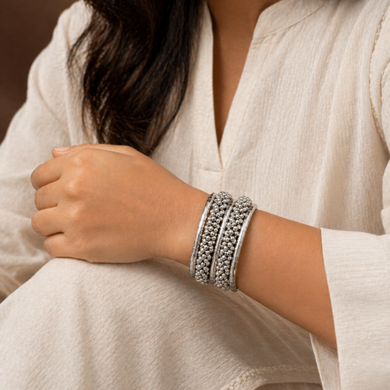 Ghungroo Spiral Bangle