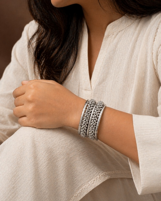 Ghungroo Spiral Bangle