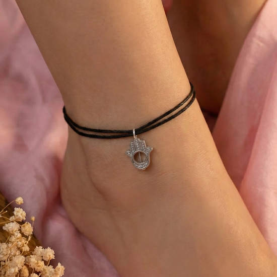 Hamsa Anklet
