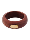 Yashi Brown Wooden Bangle
