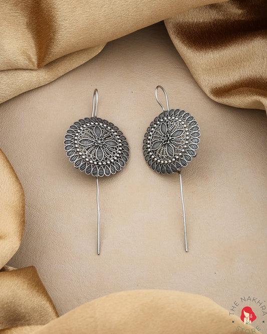 Dekha Jo Tumko Silver Earcuffs