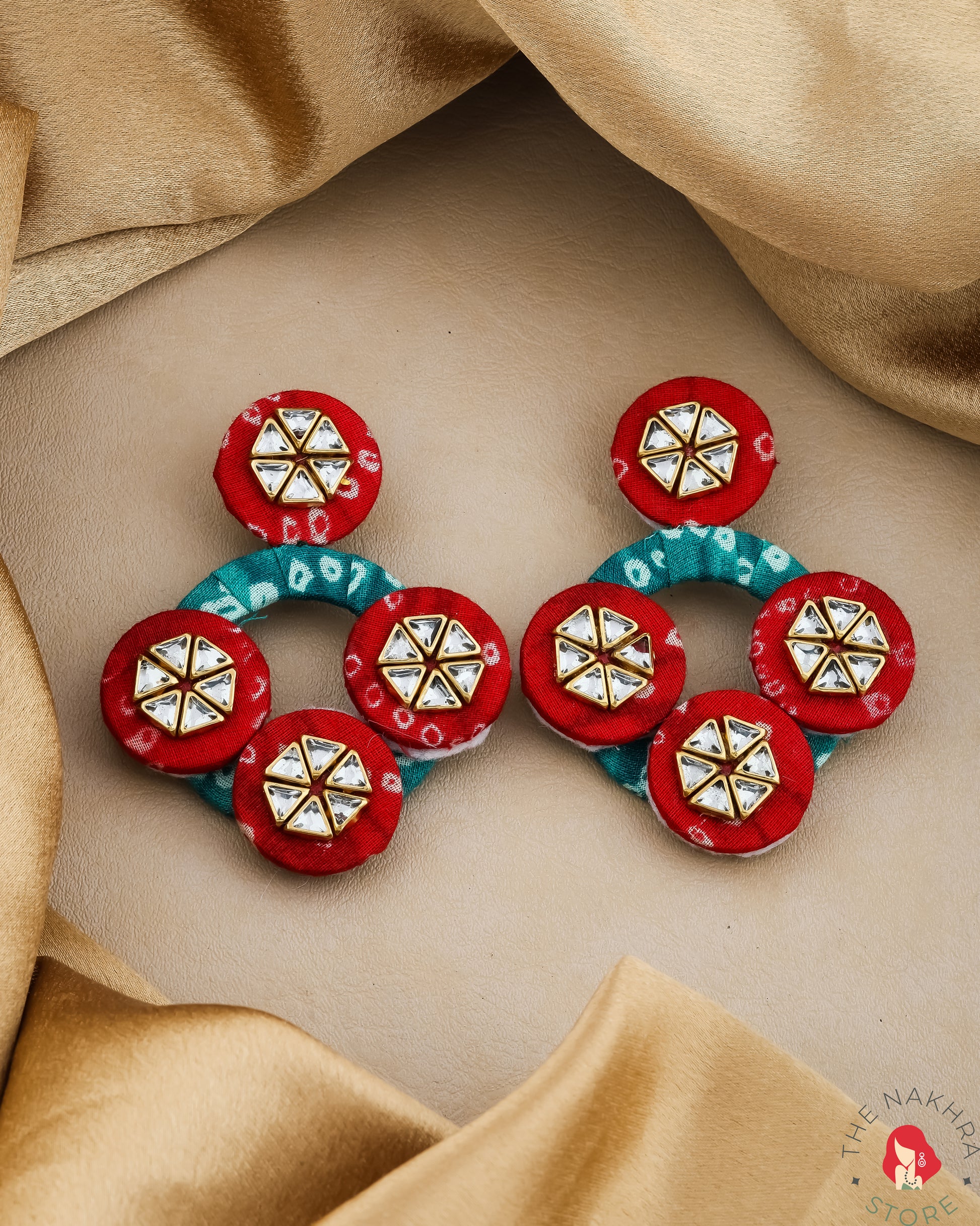 Chashni Bandhej Earrings