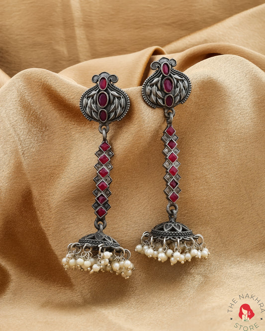 Sajda Long Earrings