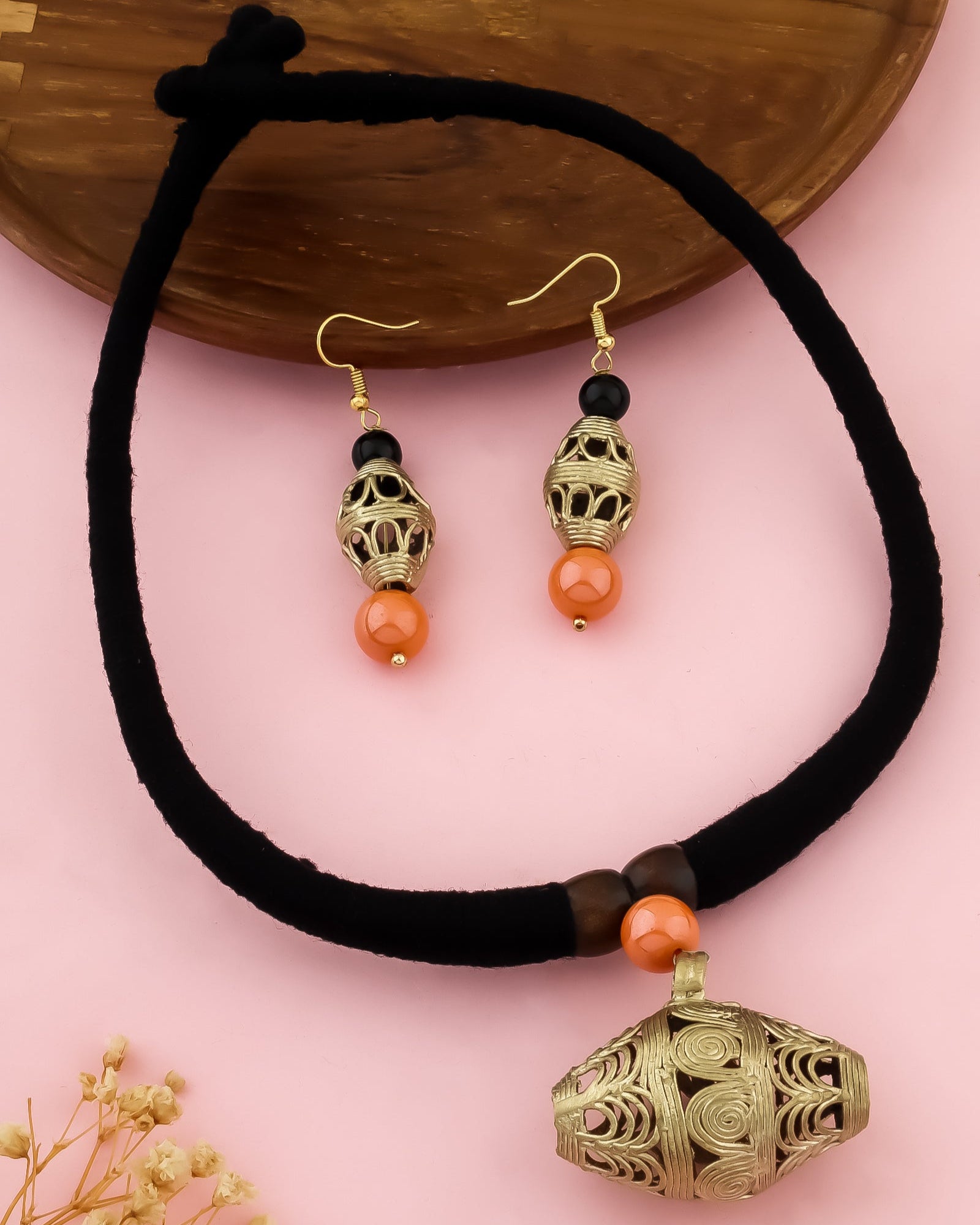 Manimala Dokra Choker Set