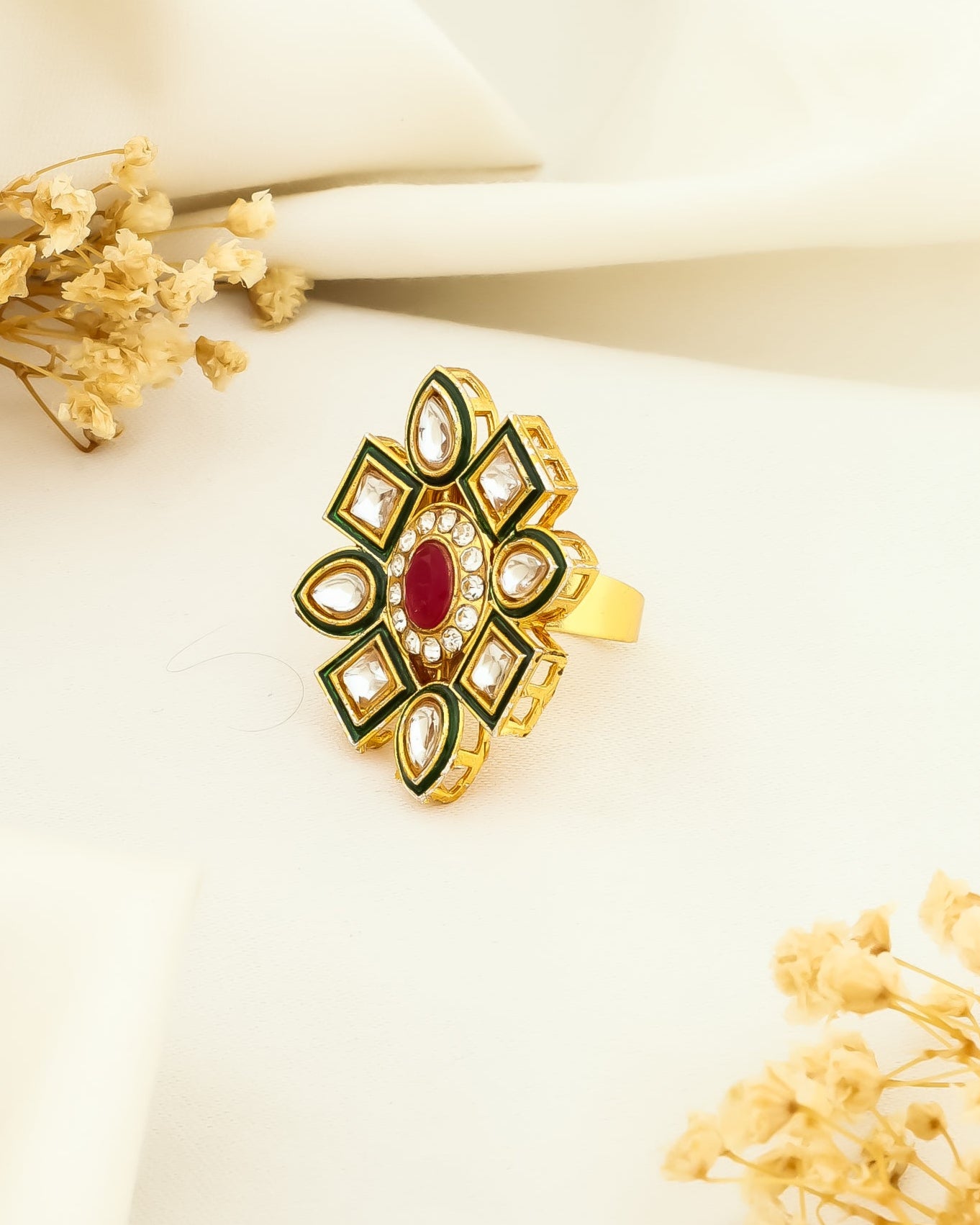 Dwarka Kundan Ring