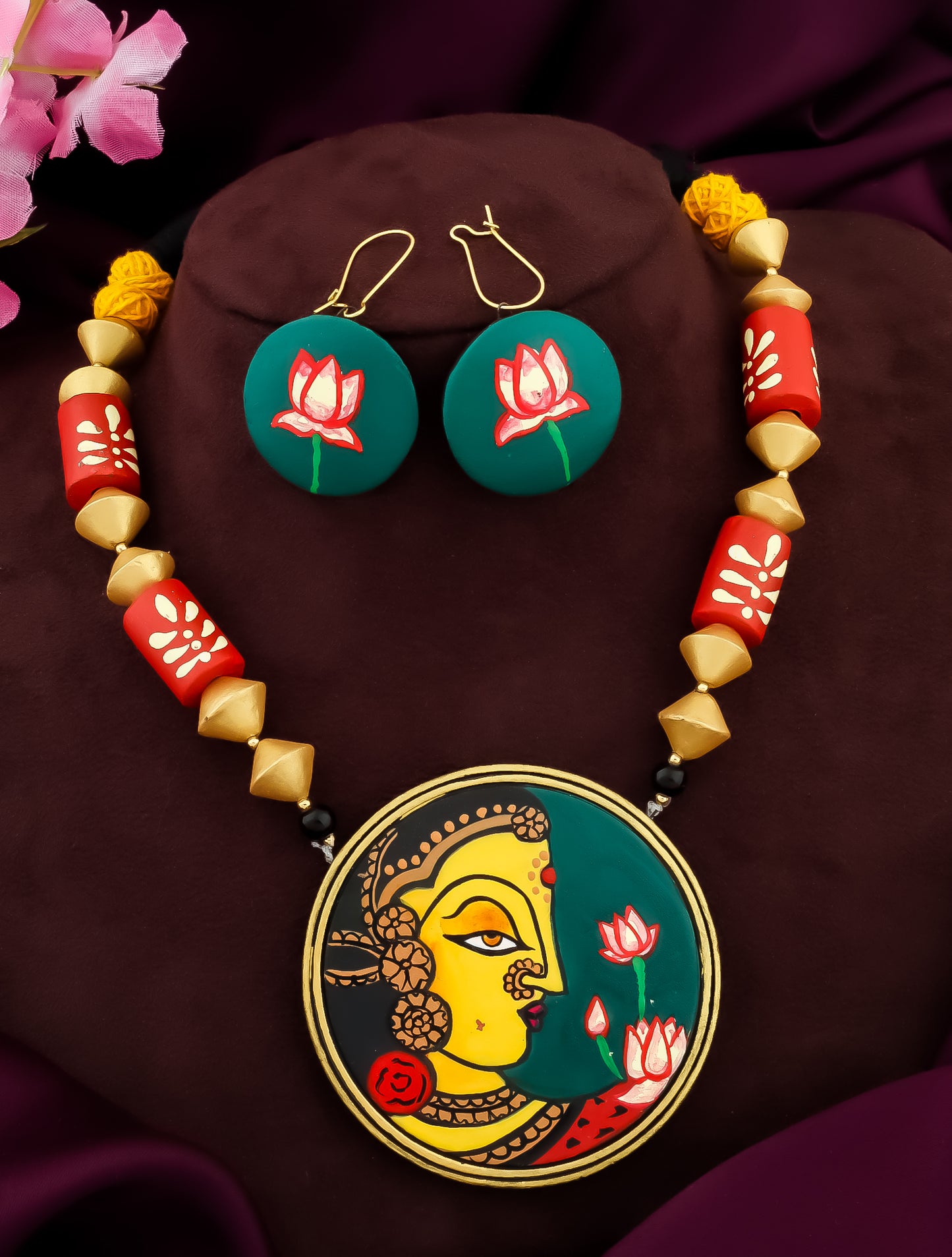 Rajkumari Long Necklace Set