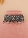 Dhyani Oxidised Choker Set