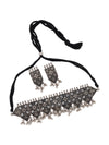 Dhyani Oxidised Choker Set