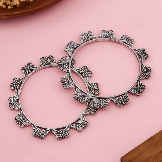 Titli Oxidised Bangles - Set of 2