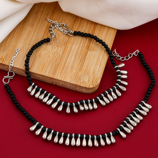 Lambe Ghungru Anklet - Set of 2