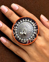 Jhoomar Ajrakh Black Ring