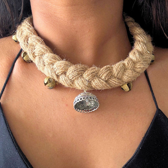 Jute Choker Set