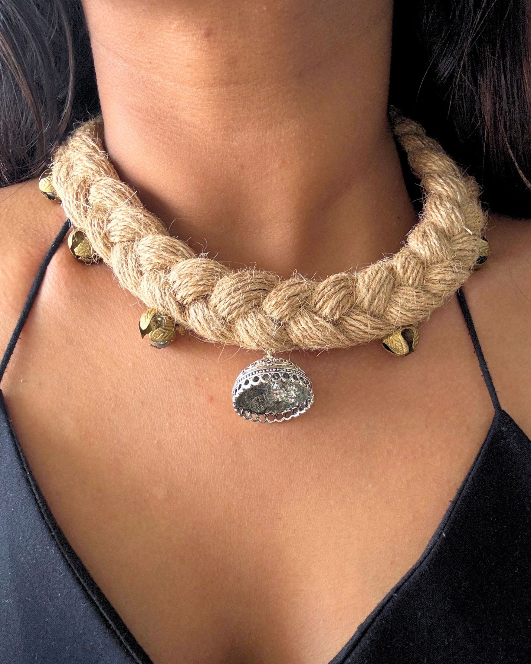 Jute Choker Set