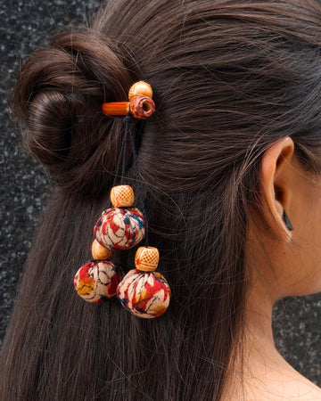 Kitab Handcrafted Wooden Hairpin Stick