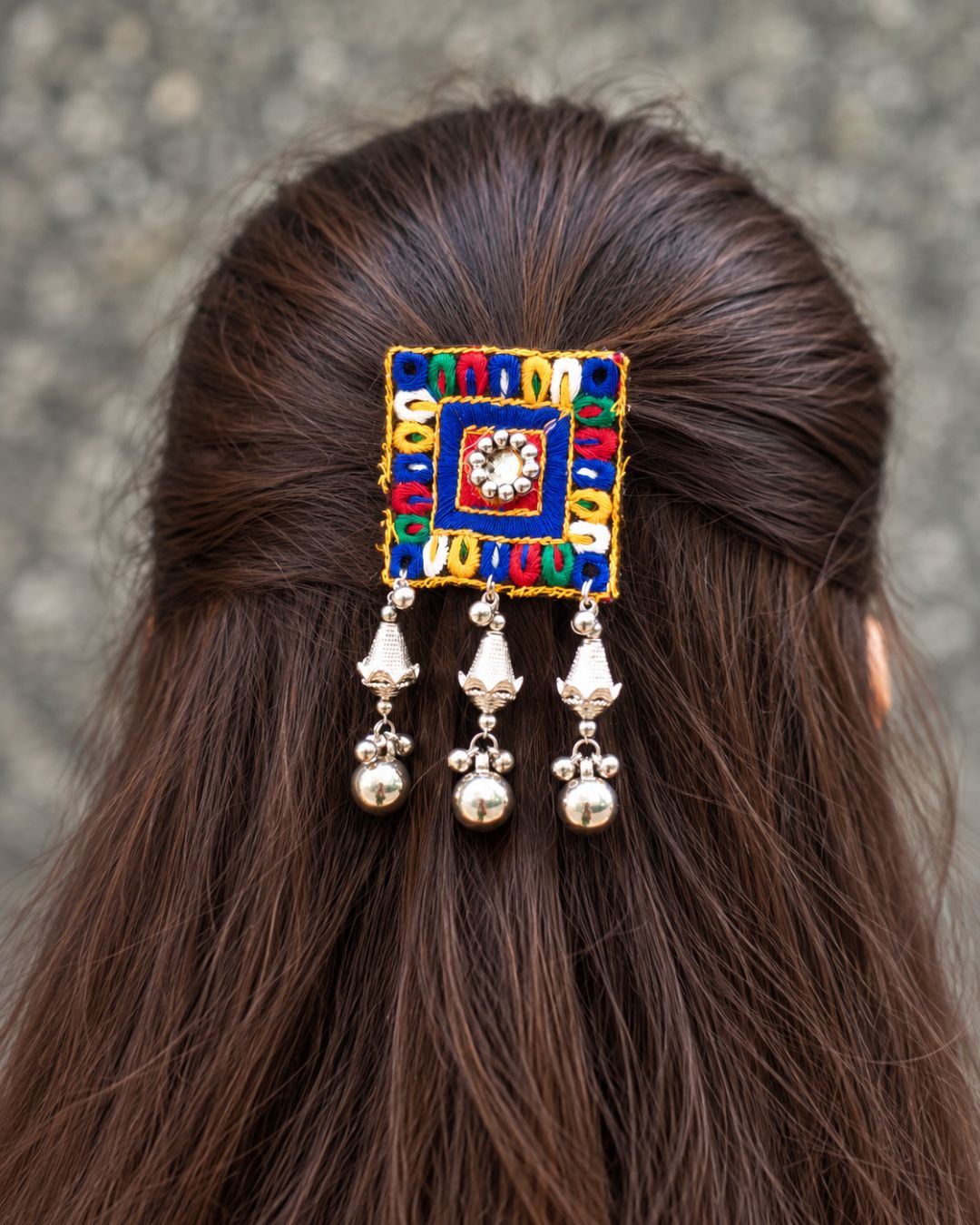 Kutchi Blue Hairclip