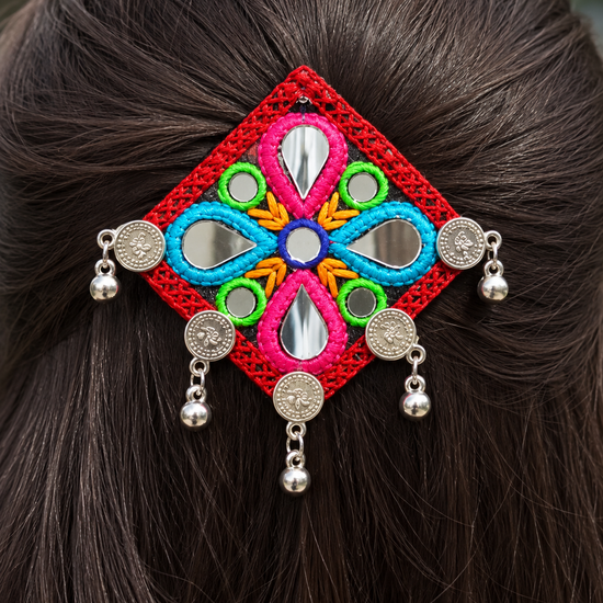 Kutchi Red Hairclip