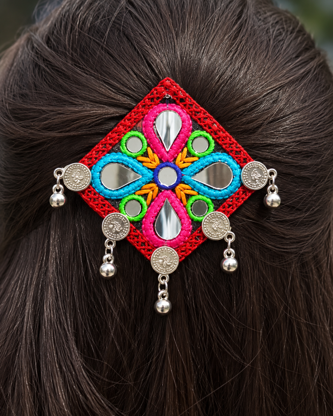 Kutchi Red Hairclip