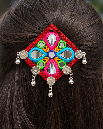 Kutchi Red Hairclip